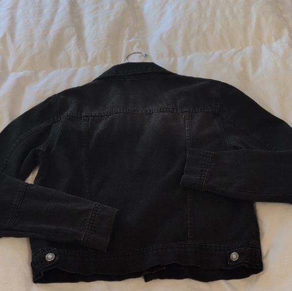 Free People Black Denim Jacket - Picture 10 of 10